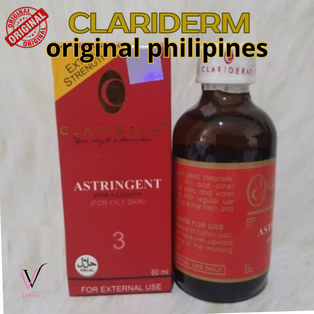 TONER CLARIDERM ASLI ORIGINAL 100% PHILIPINA / PHILIPINES /  Filipina / THAILAND / WHITENING ORI
