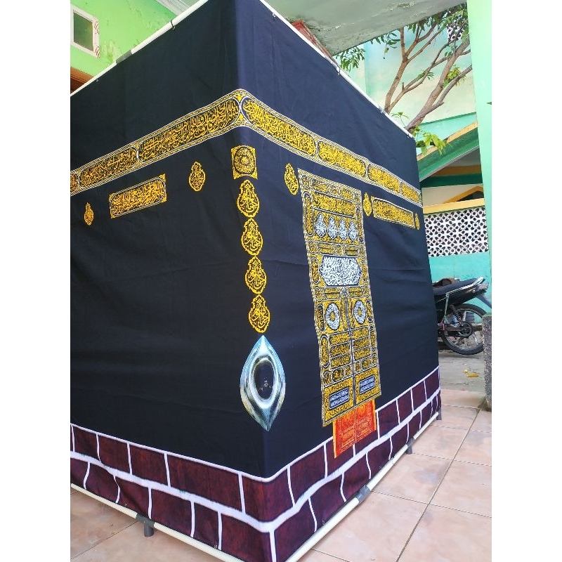 CUSTOM - Kiswah Kabah Katun Polimicro Alat Peraga Manasik