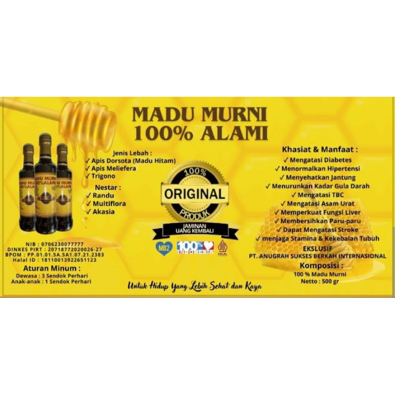 

MADU MURNI 100% ALAMI