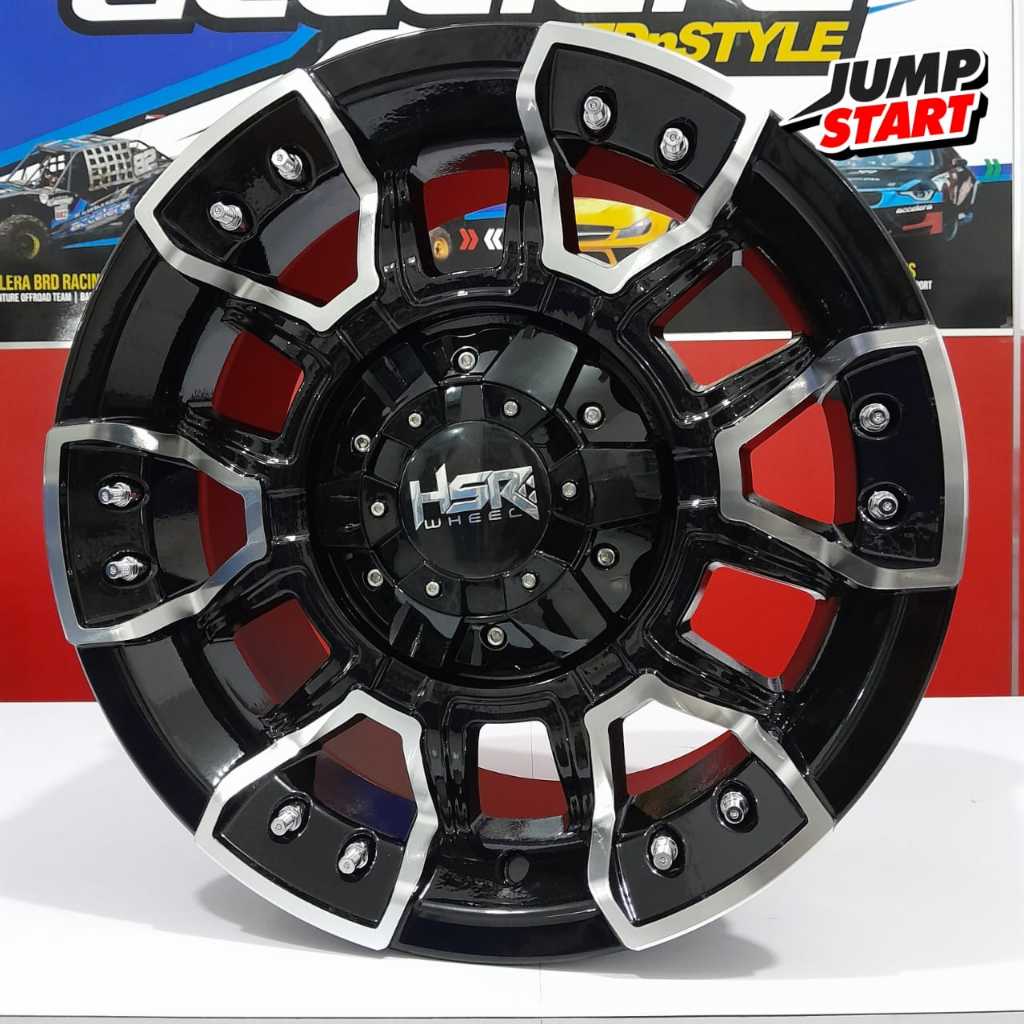 Velg hilux singel rush konde innova ring 15 lebar 8 offset 15 hsr wheel komo hig quality