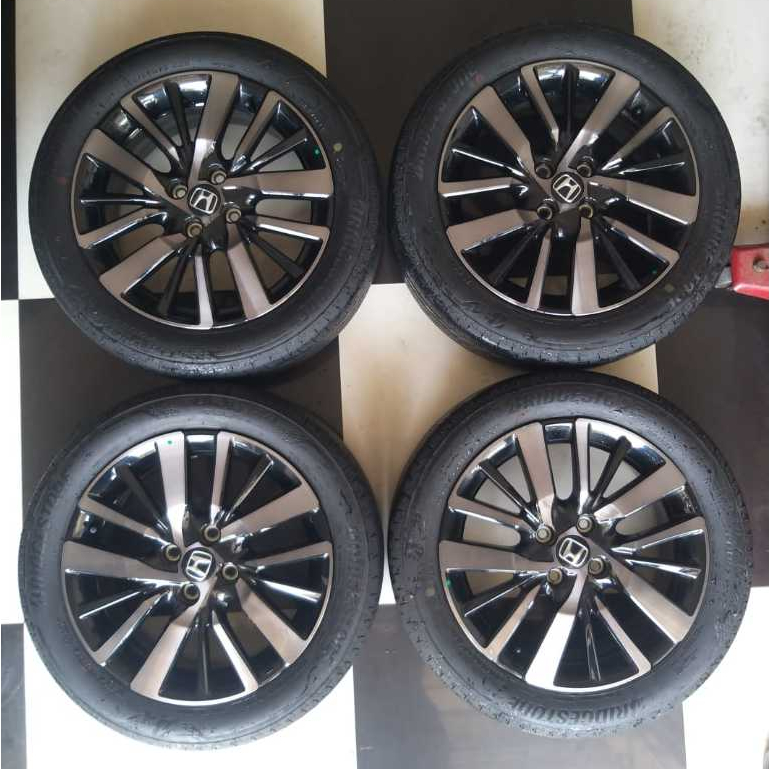 Velg ORI Honda City R16 Ban Bridgestone Velk Ring 16 Velk Mobil