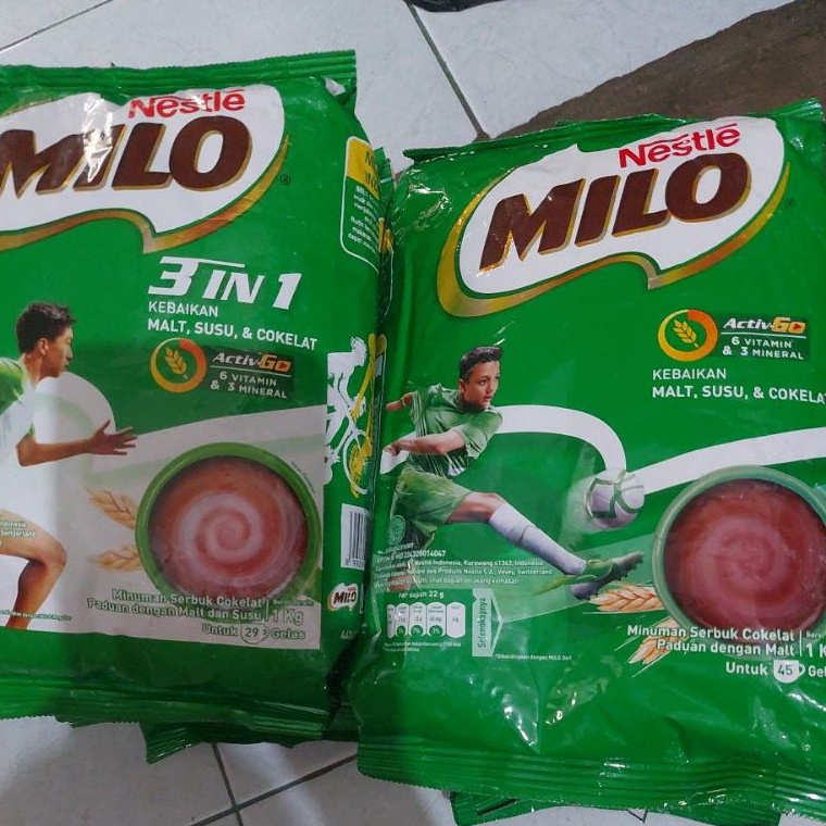 

Pasti Ready MILO ACTIV GO 3 IN 1 79GR DAN 1KG TERMURAH