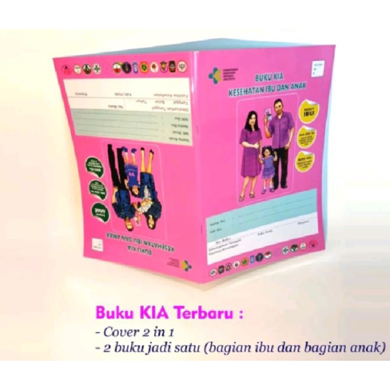 

Buku KIA Bolak Balik edisi 2023 free sticker (Buku Pink)