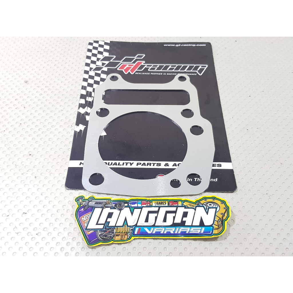 Gasket Packing Paking Blok Almu Almunium Aluminium Karisma Wave Supra 125 1mm / 2mm / 3mm GF Racing