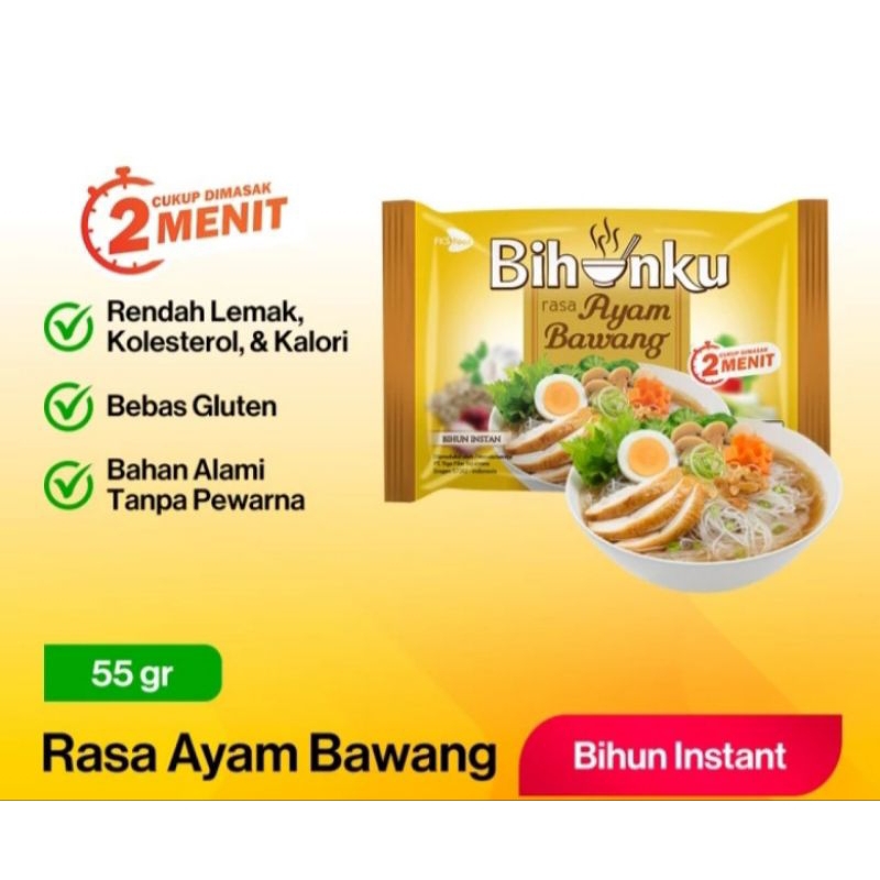 

[GRATIS ONGKIR] Bihunku Ayam Bawang Special 55 gr 1 PCS