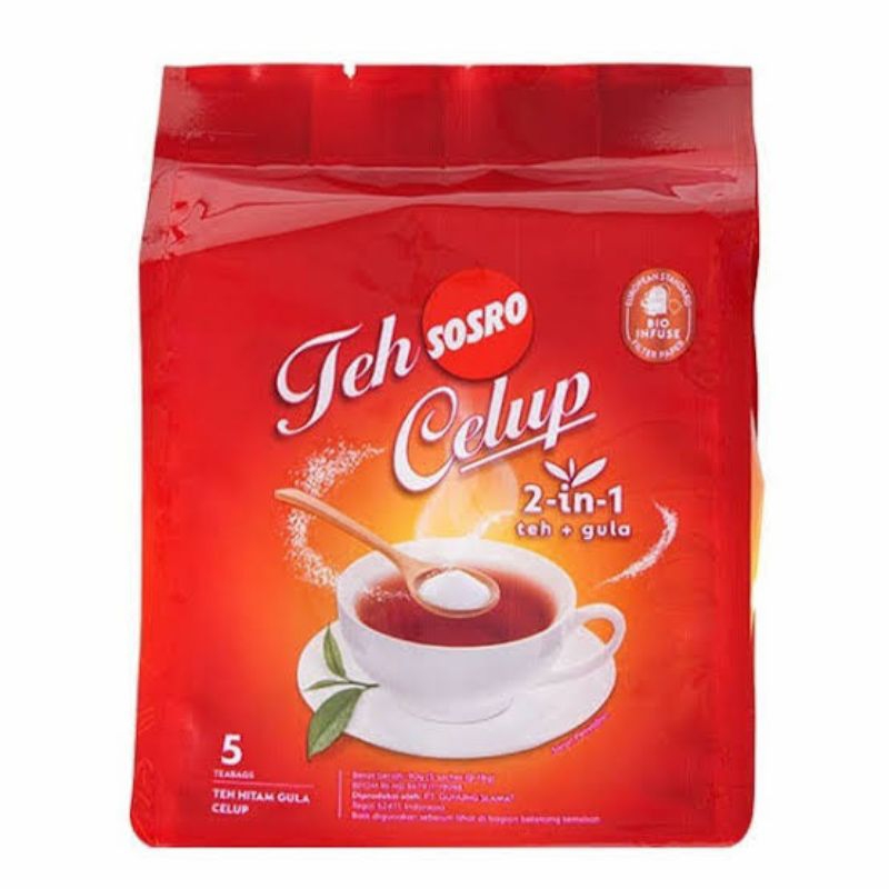 

Teh Celup Sosro Gula 2 in 1