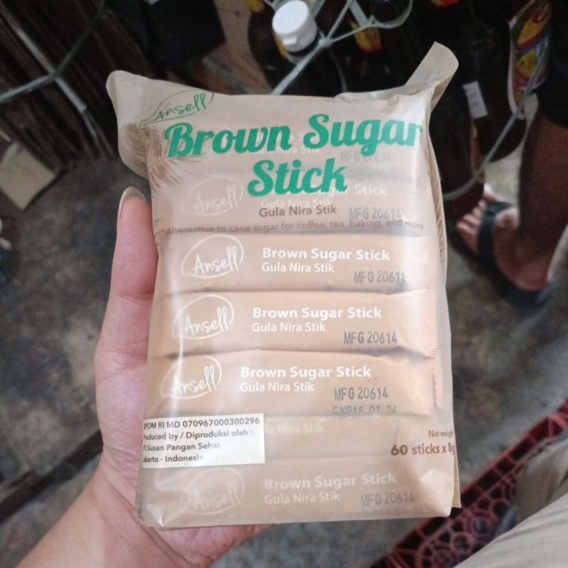 

ansell brown sugar stick 60 sticks x 8gr