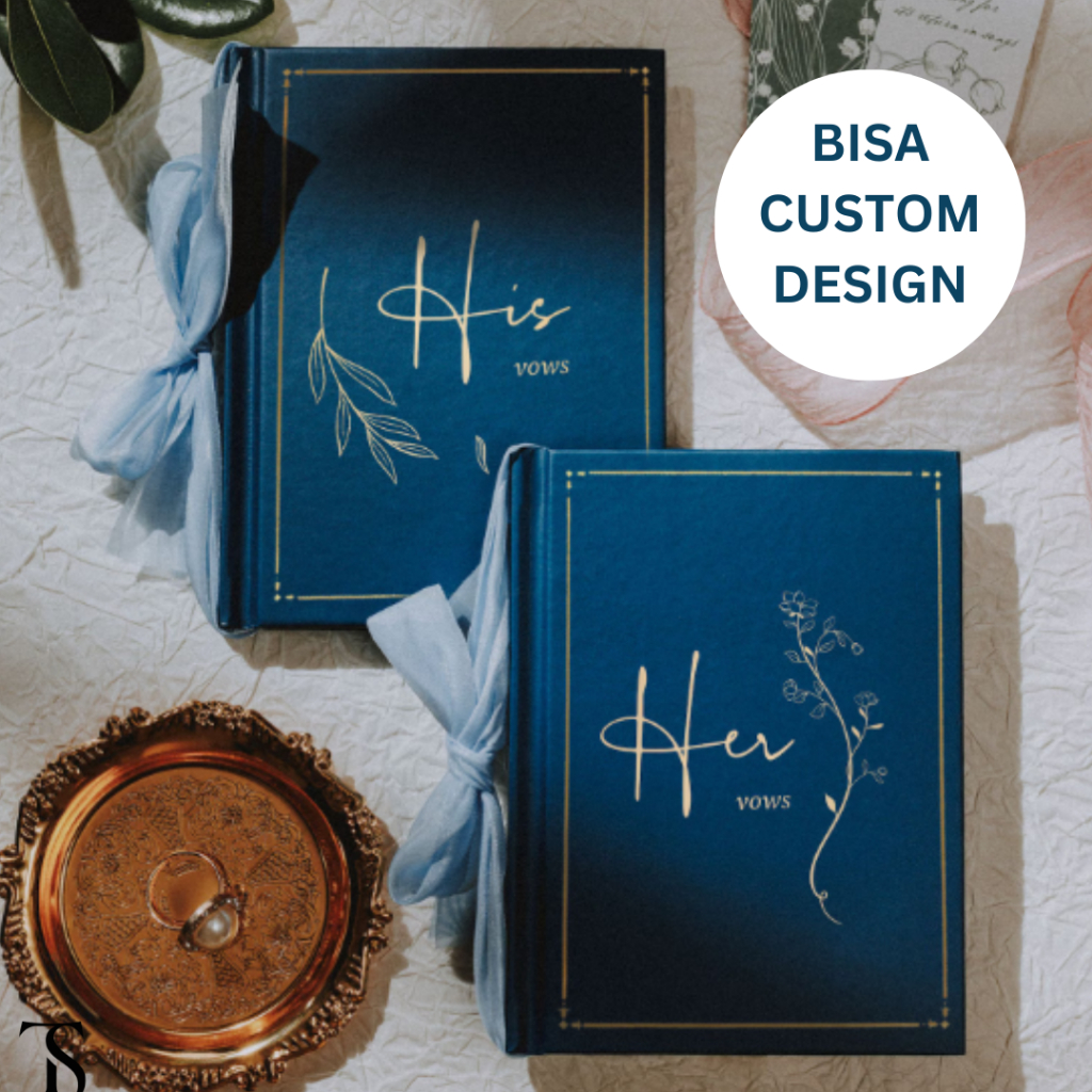 

Custom Booklet Hardcover Wedding Vows Personal Notebook