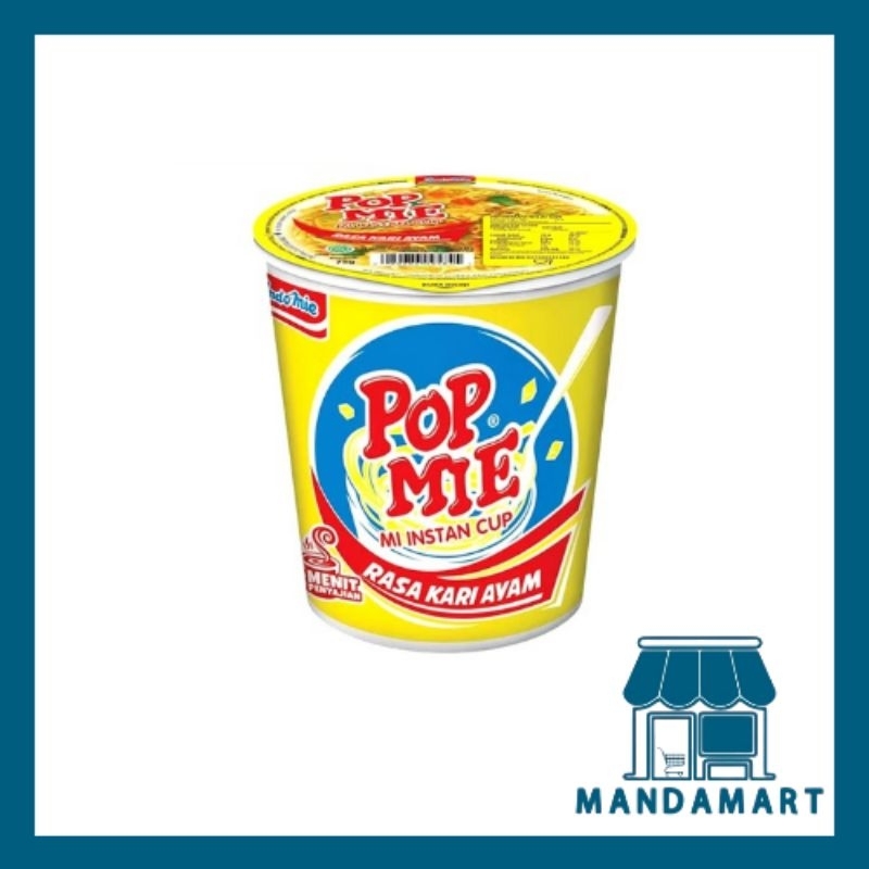 

Pop Mie Kuah Rasa Kari Ayam 75 Gram Pcs - Mandamart