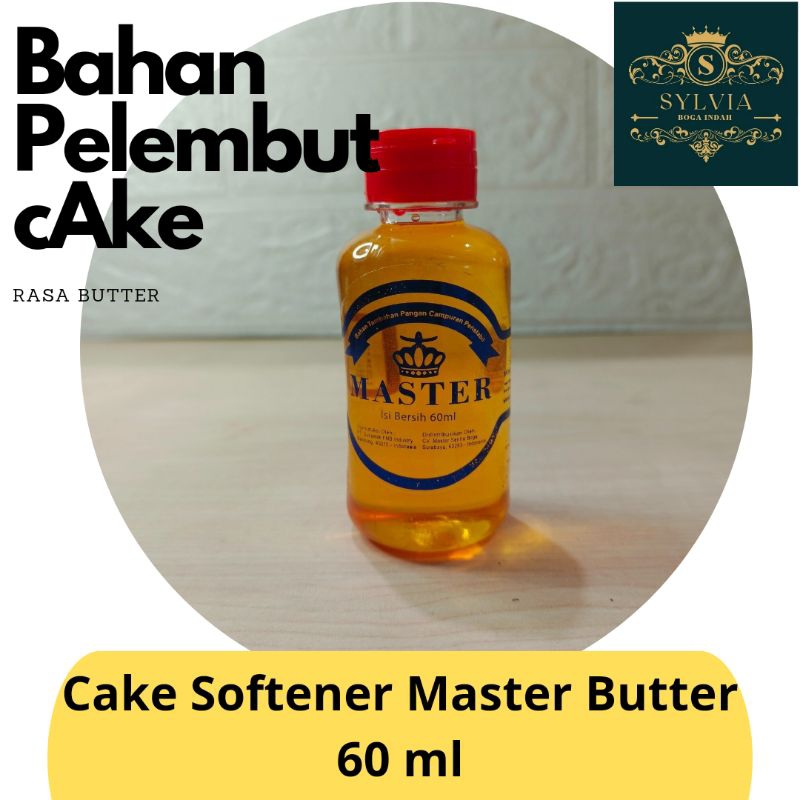 

Master Cake Softener Vanilla Dan Butter 60 ml Untuk Pelembut Cake