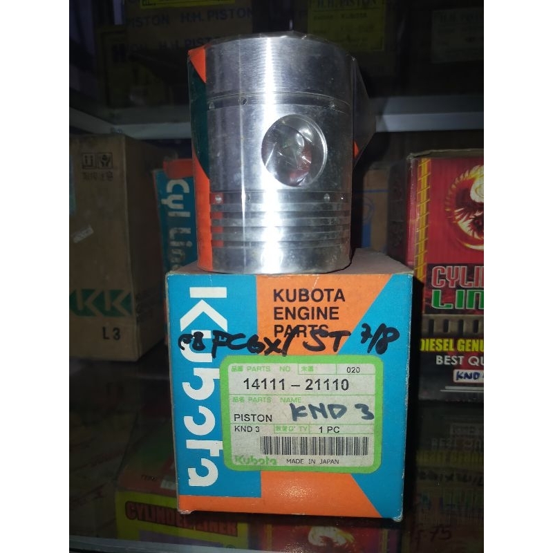 PISTON KUBOTA KND3. SEHER KUBOTA KND 3. SEKER KUBOTA KND 3