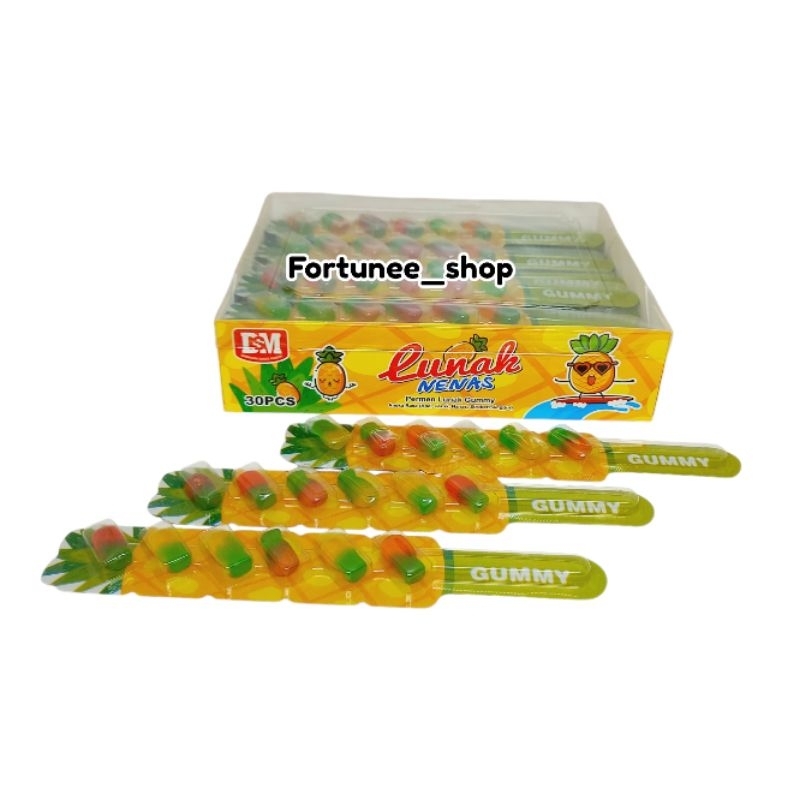 

Permen Lunak Nanas / Permen Gummy Buah