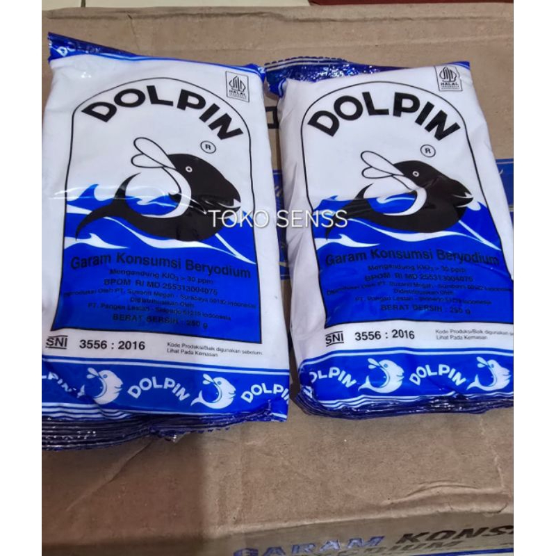 

GARAM DOLPIN BERYODIUM 250 GR garam halus