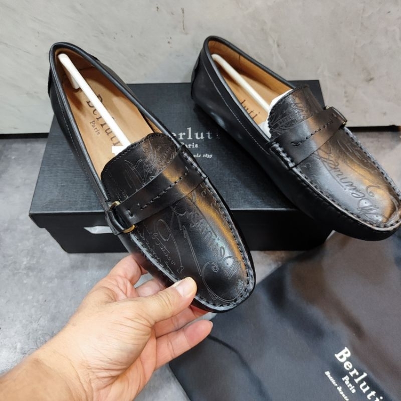 SEPATU LOAFERS PRIA BERLUTI BLACK