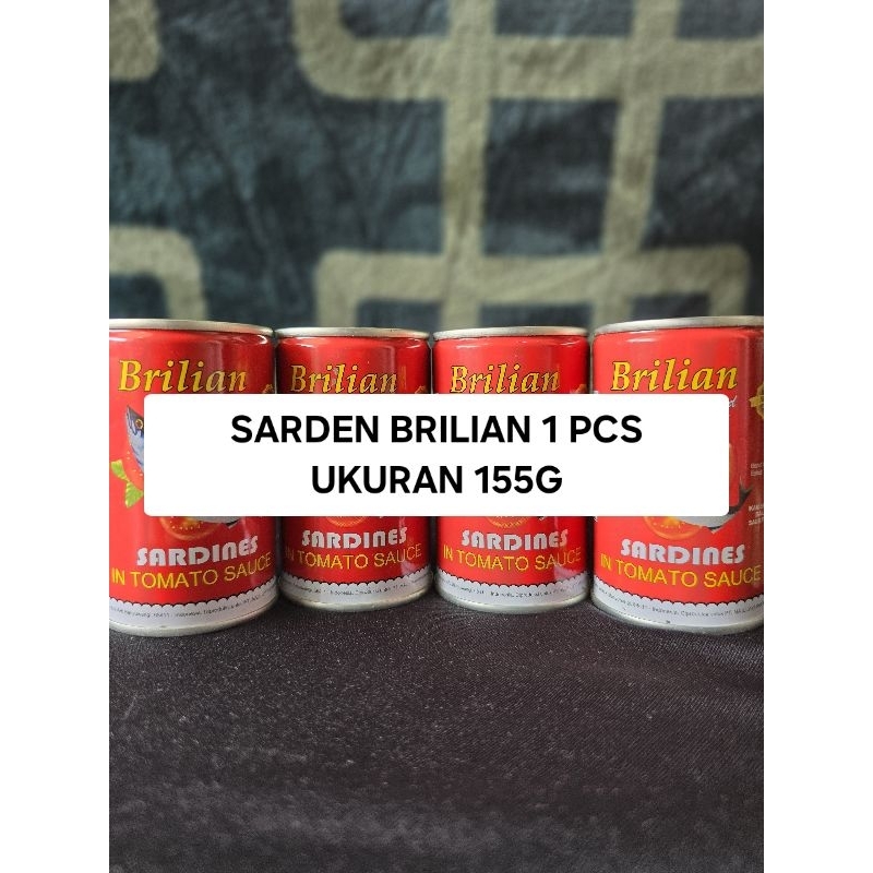 

PROMO!!! SARDEN BRILIAN KECIL 155gr EXP JUNI 09 2027