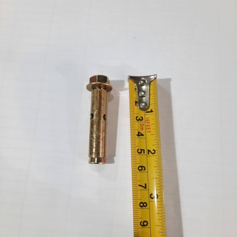 Dinabolt 10mm x 5cm , 6.5cm, 7.7cm , kunci 12 merk CML / Dinabol 10 x 50 / Fiser Besi / dinabolt 10x