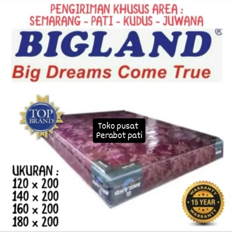 Springbed Matras Bigland Inul AREA SEMARANG - DEMAK-KUDUS-PATI-JUWANA