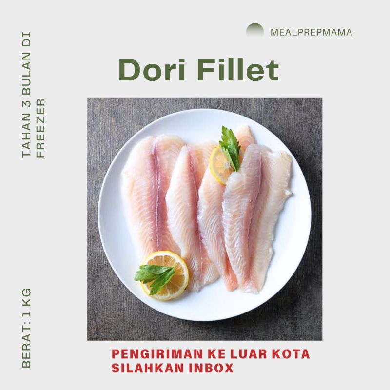 

Dori Fillet Premium Besar 1kg Glazing 15-20% | Untuk Fish and Chip