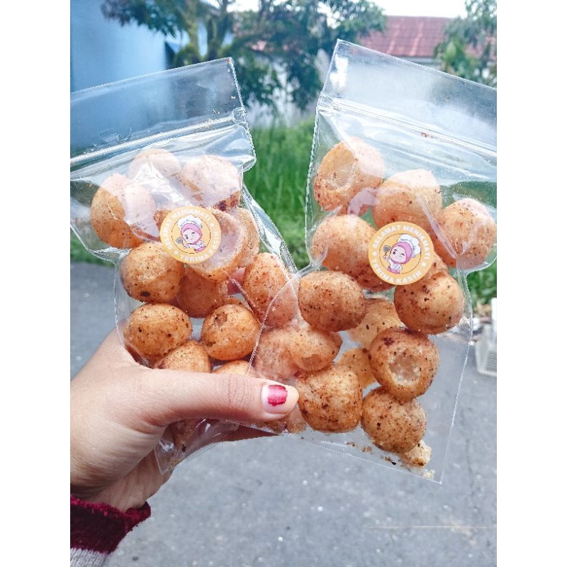 

‼️ READY siap kirim ‼️Cimol Pedas 100gr Pedas Extra Ready Cemilan Pedas