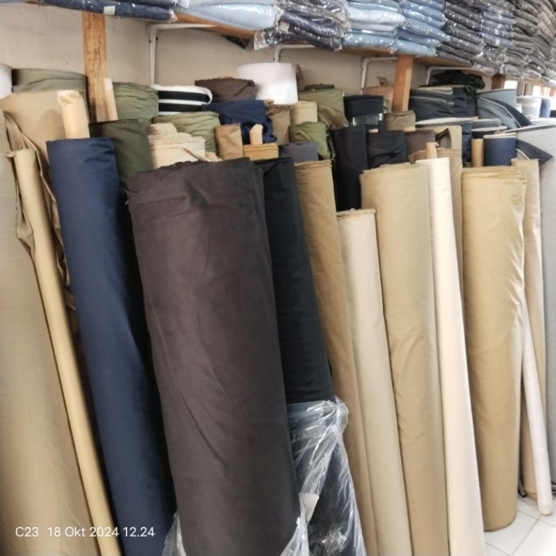 HARGA/1 CELANA /125 CM  KAIN RAFEL DENIM  KAIN STRETCH TEBAL  BAHAN RAFEL  KAIN RAFEL TWILL