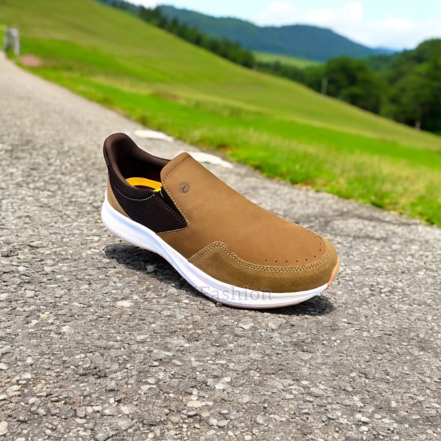 SEPATU KULIT ASLI PAKALOLO  KRYPTON 14 TAN LIGHT BROWN.KULIT ASLI