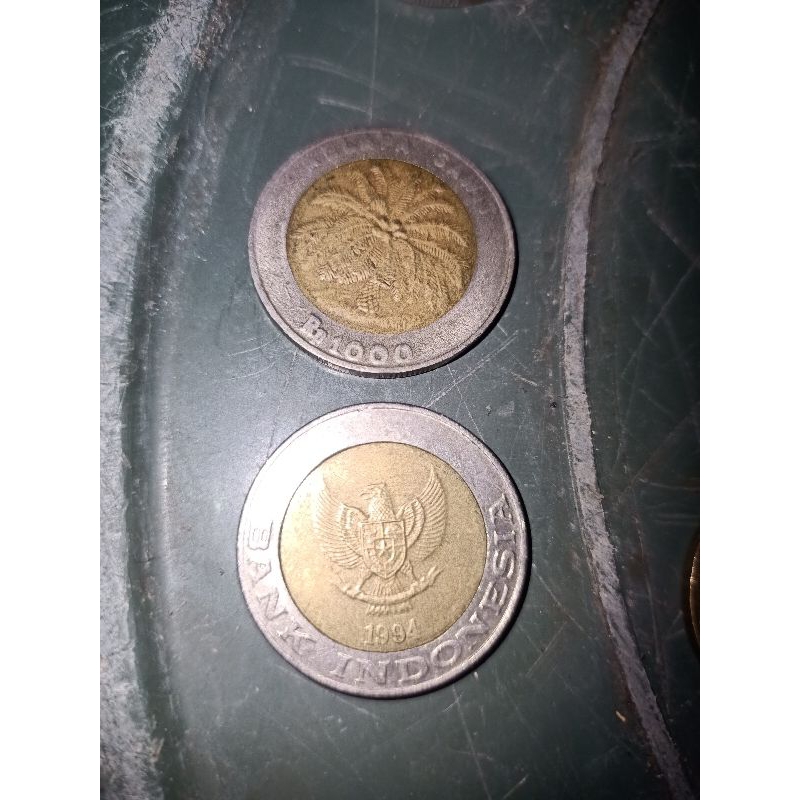 Koin uang 1000 tahun 1993 Kelapa Sawit