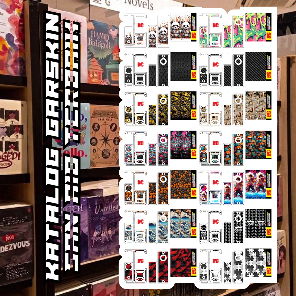 

E2R Creative Jual Sticker Garskin Motif siSAN Ayo Bisa COD