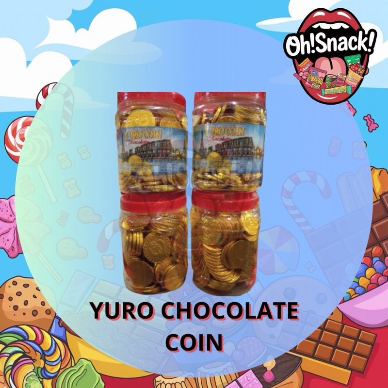 

YURO CHOCOLATE COIN ISI 125 pcs