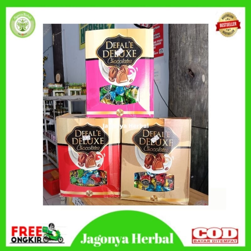 

COKLAT TURKEY DEFAL'E DELUXE CHOCOLATES MIX 1 BOX ISI 2 KG - COKLAT ASLI IMPOR TURKEY