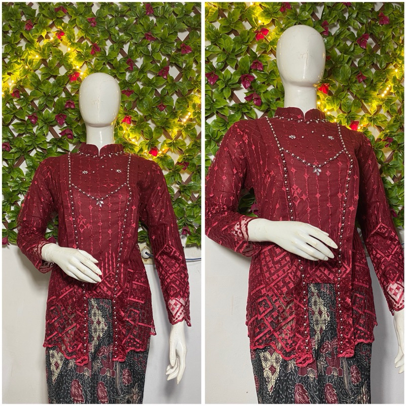 atasan kebaya tile/kebaya modern/kebaya couple/kebaya wisuda/kebaya favorit/kebaya kondangan