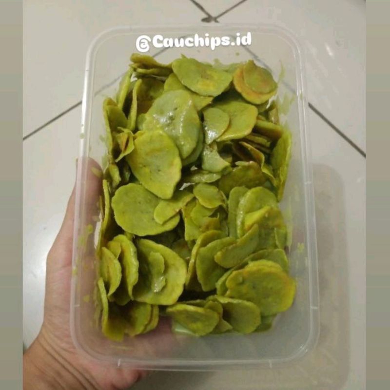 

150 Gram Keripik Pisang Lumer Varian Rasa Matcha By Cauchips.id