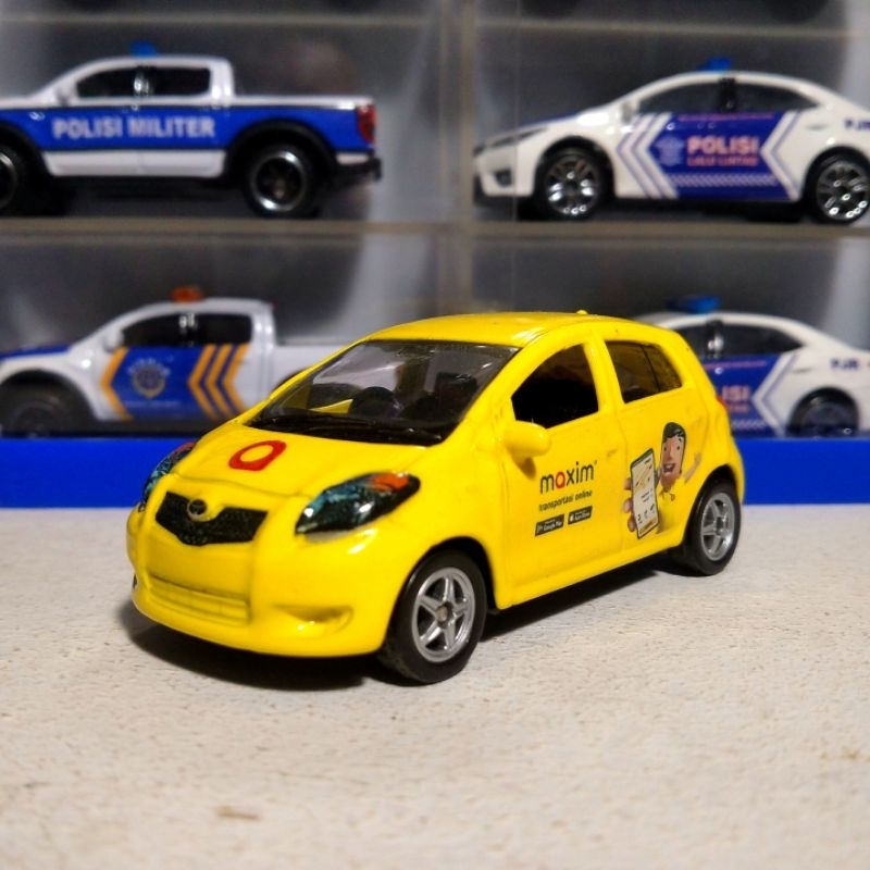 Diecast Skala 1:60 Toyota Yaris Custom Taksi Maxim