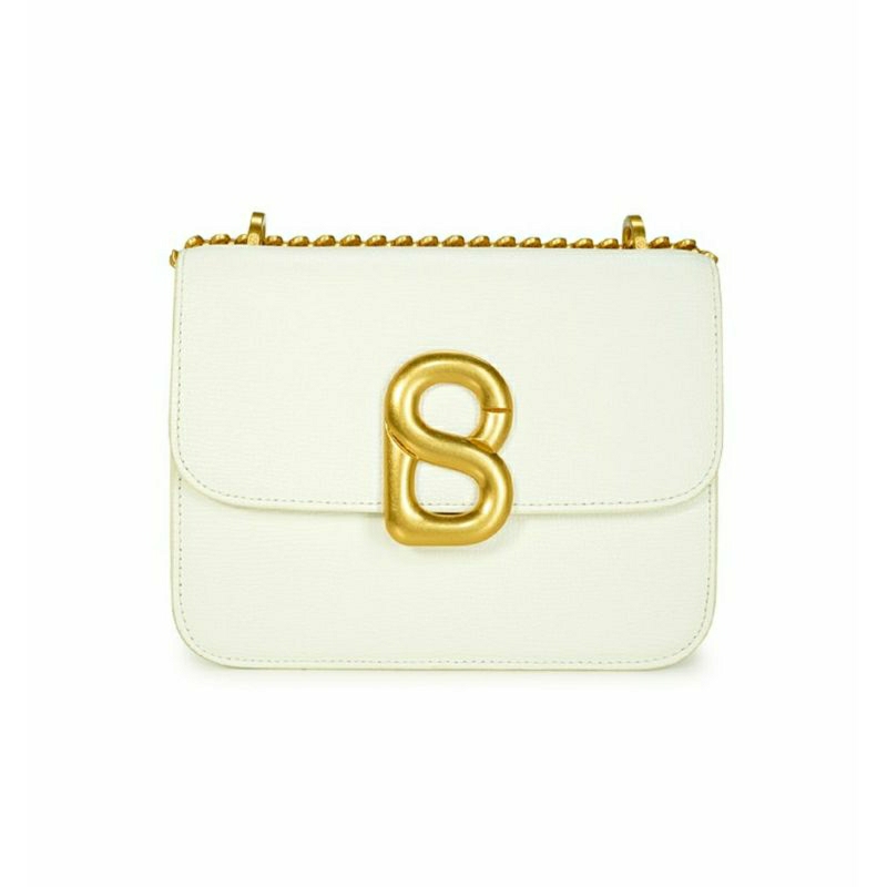 Audrey Chain Leather Bag Buttonscarves