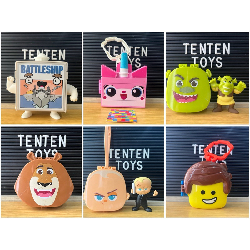 (PRELOVED) HAPPY MEAL MCD MCDONALDS DREAMWORKS LEGO HASBRO GAMING