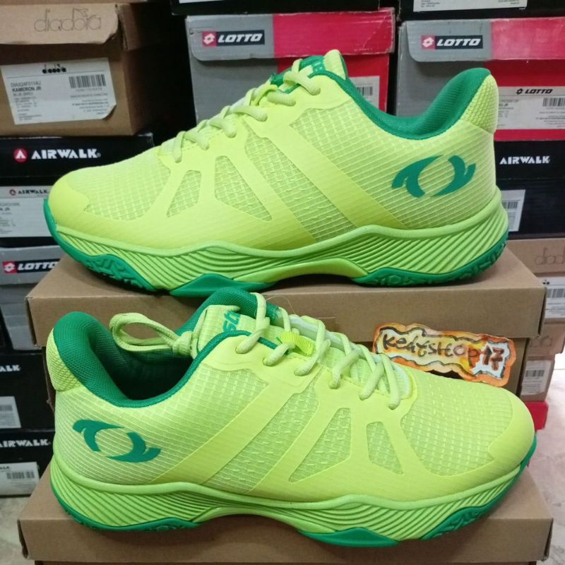 Sepatu Badminton Astec Jaxon lime badminton shoes original