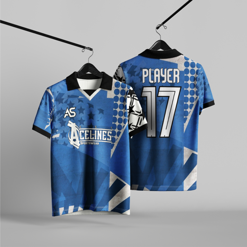 Jersey Biru Vintage - Custom Jersey Futsal