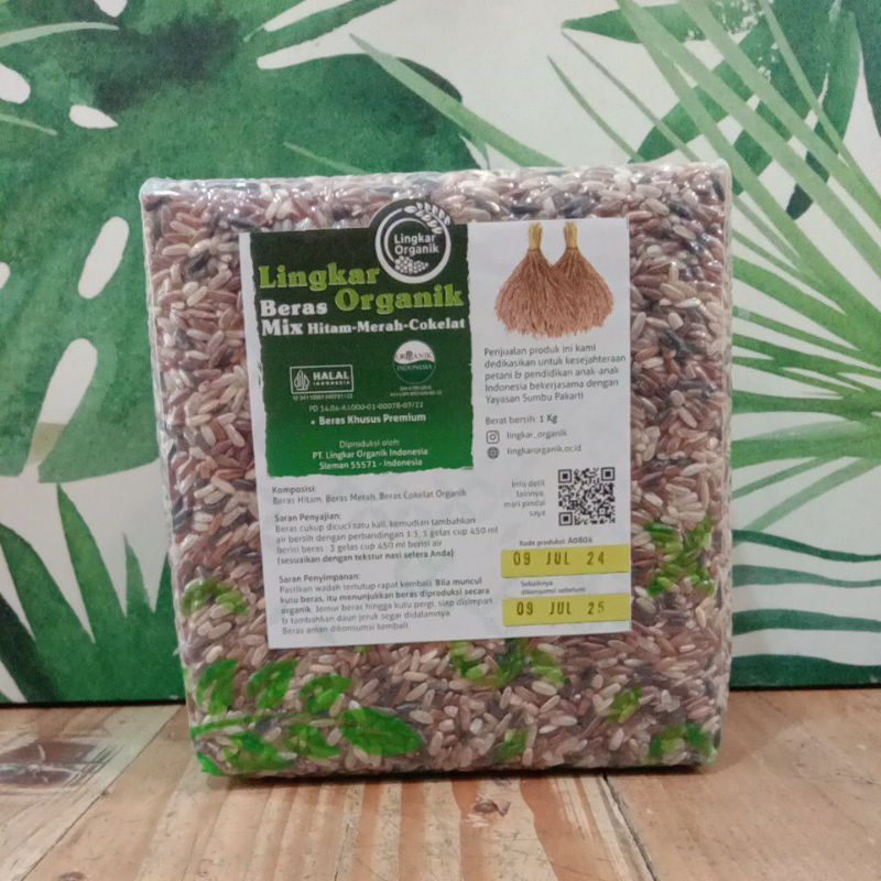 

Beras Whole Grain 1 kg-Lingkar Organik