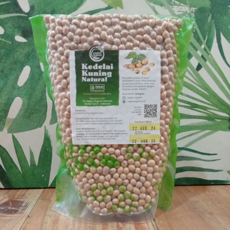 

Kacang Kedelai Kuning Organik 500 gr - Lingkar Organik