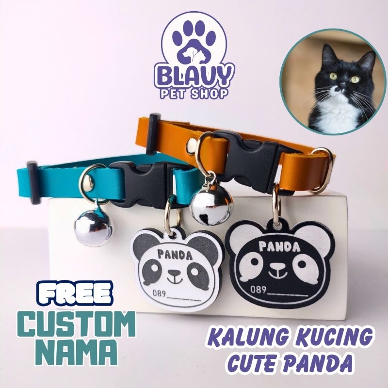 Kalung Kucing Custom Nama Alamat Kalung Kucing Gratis Tulis Nama Pemilik Aksesoris Kucing Lucu Kalun