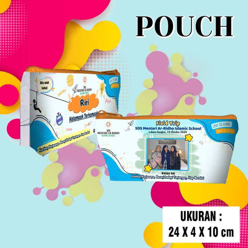 

Tempat Pensil custom pouch anak sekolah 24*4*10 cm