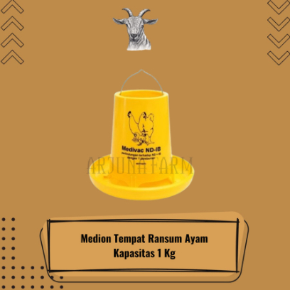 Tempat Ransum Makan Minum Ayam Unggas Doc Medivac 1 Kg