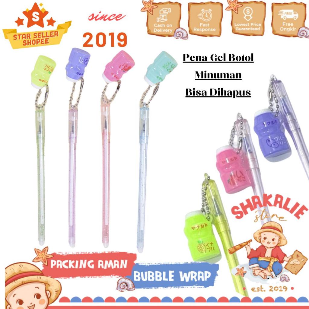 

Pena Gantungan Botol Minuman Pulpen Lucu Gantungan Botol Blue Ink Gel Bisa di Hapus