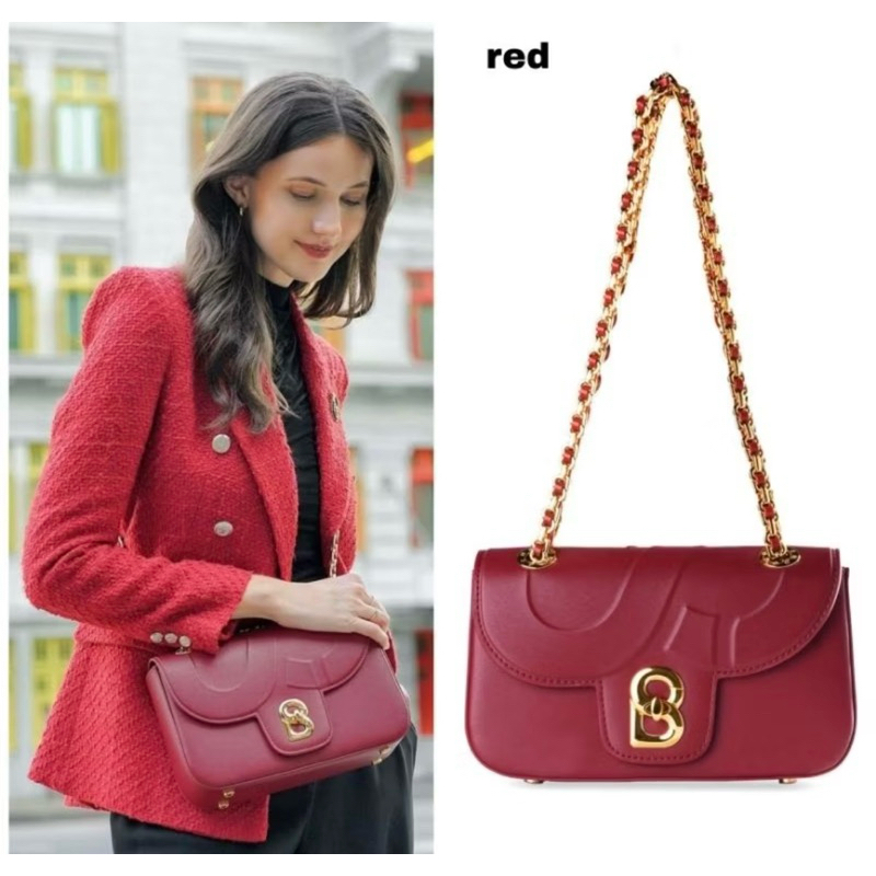 Tas alma chain buttonscarves RED merah very good kondisi di cari tas britney tas alma jaquard tdp ch