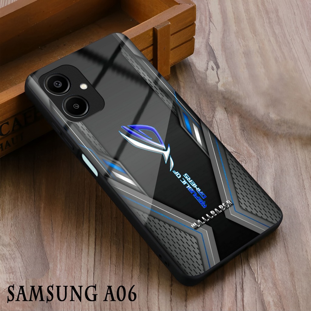 Softcase Glossy Glass Samsung A06 Terbaru [ GSC10] Casing Handphone Samsung A06 - Pelindung Handphon