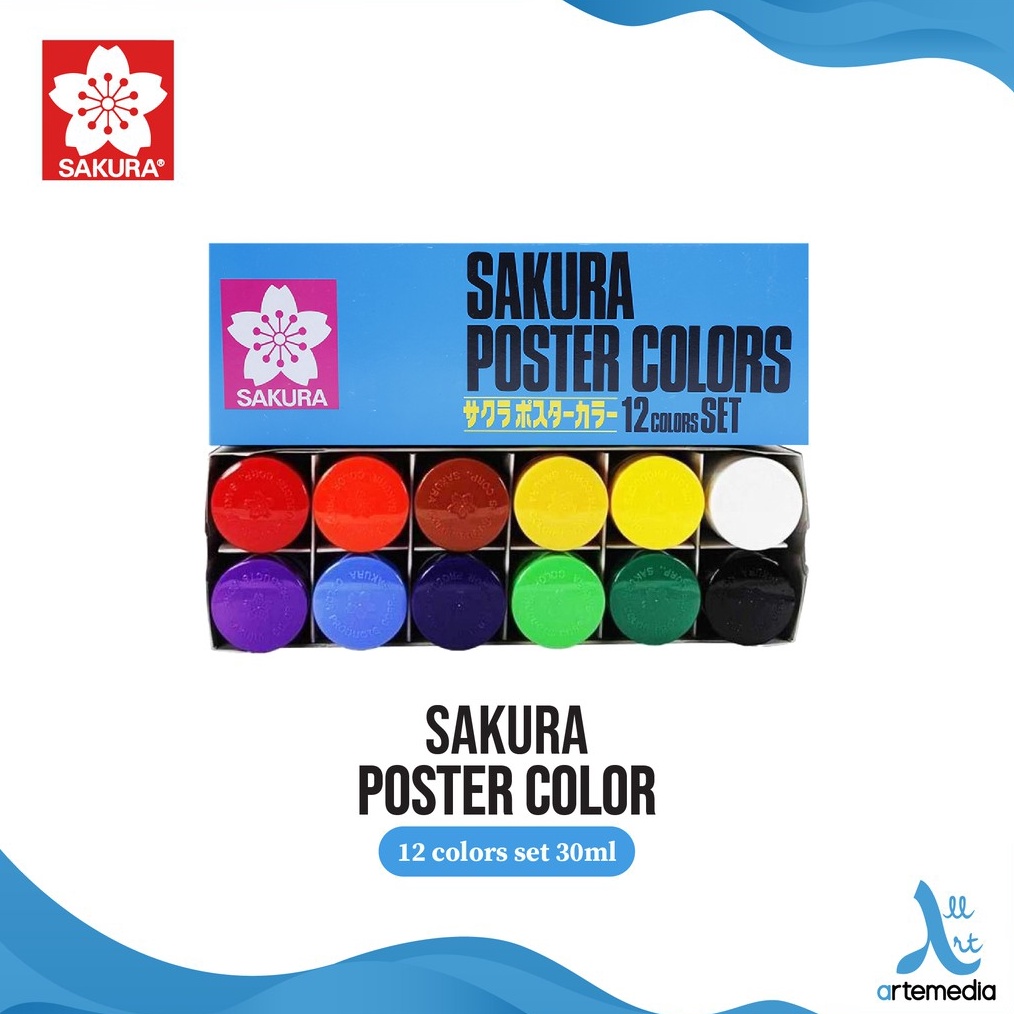 

KODE X12Y Sakura 12x3ml Poster Color Set