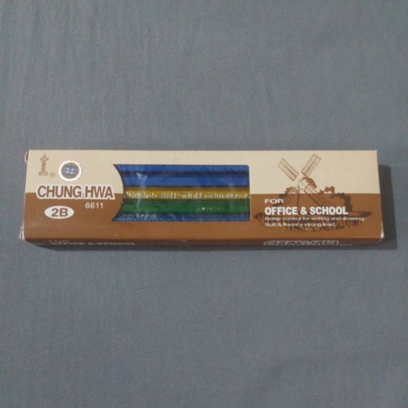 

Chung Hwa Pensil 2B isi 12 pcs