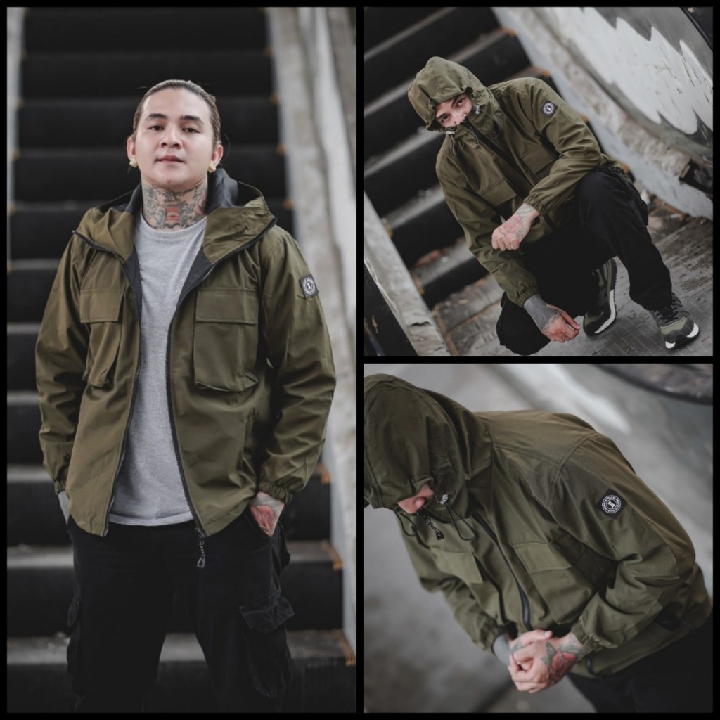 Jaket Pria Parasut Gorpcore Outwear Anorak - Jaket Casual Nylon Equator Muntura