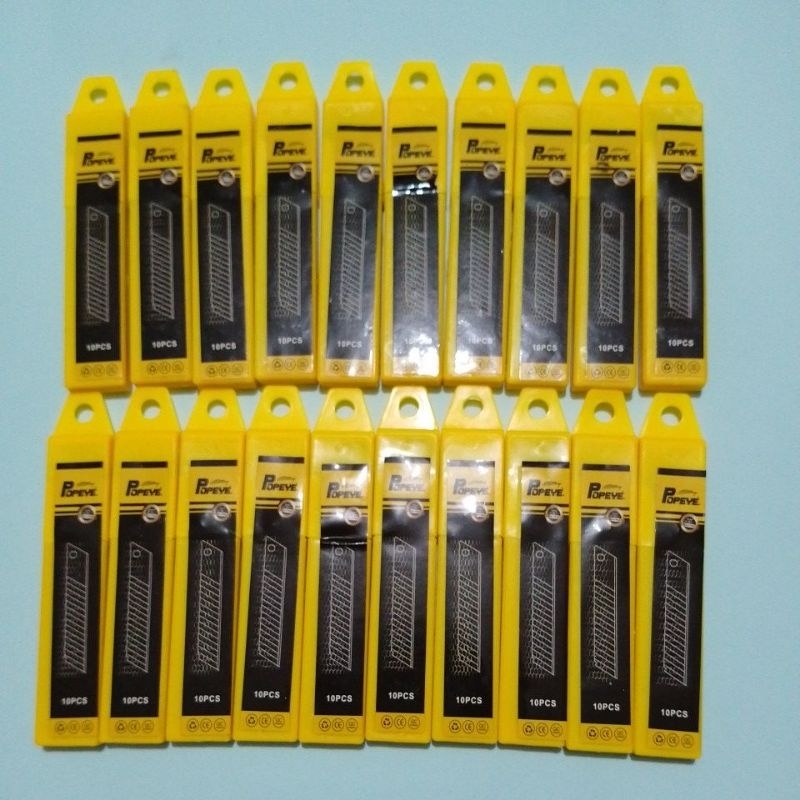 

200 pcs isi cutter besar/isi pisau cutter/mata cutter