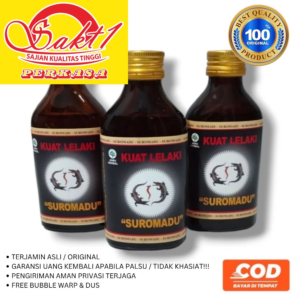 Jamu Kuat SUROMADU Lelaki Herbal Madura Terjamin Asli