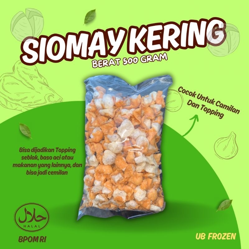 

Siomay kerikil 500gram / Siomay kering